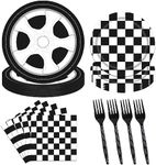 96PCS Race Car Party Supplies Racin