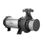 EUROMOLTEN 2Hp Open well Submersible Pump with Panel, Dual Carbon Bush Technology, 100 Percent Copper Windings, 2 inch delivery, Single Phase (Heavy Duty)