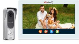 EVteQ EV-BDP-0207MTW 7-inch Touch Video Door Phone Kit with Memory & 1TB SD Card Support, 2MP Camera, RFID Access, Smartphone Control, Motion Detection