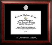 NCAA Arizona Wildcats Unisex Silver Embossed Diploma Frame University of Arizona 11W x 8.5H Silver Embossed Diploma Frame, Brown, One Size