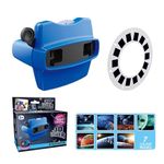 mefocou 3D Viewer for Kids,3D Retro Slide Educational Toys - Space Theme View Finder Toys,for Kids Adults Boys Classroom Home Preschool Living Room Bedroom Birthday Holiday Christmas