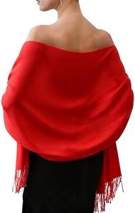 FURTALK Women's Cashmere Feel Shawl Wrap Soft Blanket Scarf for Weddings