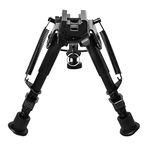 FIRECLUB 6" - 9" Inches Tactical Rifle Bipod Adjustable Spring Return with Adapter