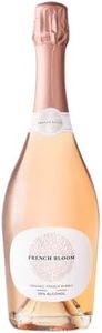 French Bloom Le Rosé, 0.0% Alcohol-Free Sparkling Wine, 750ml - Certified Organic, Vegan, Low Calorie, Pregnancy Friendly, Sulfite-Free - Made with Fine Organic Wine, No Preservatives or Added Sugar
