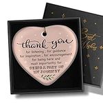 YZEXEZY Thank You Being A Part of My Journey Ornament Keepsakes- Appreciation Gifts,Thank You Gifts Farewell Gift for Women Friends Manager Coworkers Boss Teacher with Gift Box