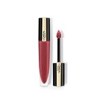 L'Oreal Paris Lipstick, Liquid Format with Matte Finish, Oil-In-Water Formula, Breathable and Lightweight Feel, Non-Flaking, Colour: 129 I Lead, 7ml