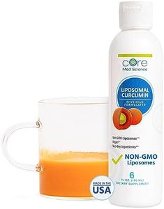 Core Med Science Liposomal Curcumin Liquid Turmeric Supplement, 6 Fl Oz - High Absorption Health Support for Adults - Turmeric Liquid Drops That Promotes Cognitive
