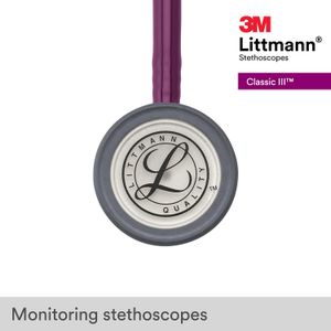 3M Littmann Classic III Stethoscope, Plum, 27in