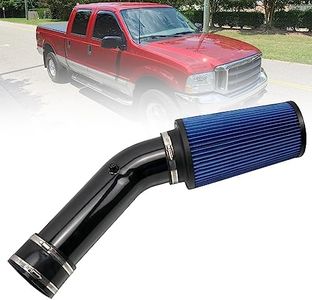 RULLINE 4" Air Intake System Air Intake Pipe with Oiled Filter Compatible with Ford F250 F350 F450 7.3L Powerstroke Diesel 1999.5-2003