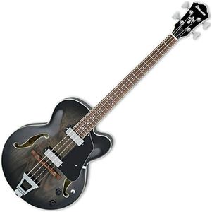 Ibanez AFB200 TKS Transparent Black Artcore Bass Semi-Hollow Bass Guitar