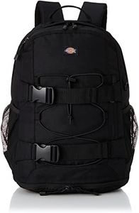 Dickies Outline Logo HOLD Backpack, Black, Free Size