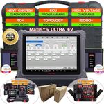 Autel MaxiSys Ultra EV Scanner UltraEV, High Voltage System/Battery Pack Analysis Tool, AUTEL top Version obd2 Scanner, 5-in-1 VCMI, 40+ Service, Programming/Coding, Advanced MS909EV Ultra MS919