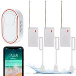 WiFi Water Sensor 3 Pack, Smart Water Leak Detector with Adjustable Alarm and App Alerts, Smart Home Kit with Expandable Other Smart Sensors for Kitchens, Basements, Bathroom, Sink, Laundry, Floods