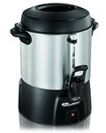 Proctor Silex Commercial 45040 Coffee Urn 40 Cup Aluminum, One Hand Dispensing, Coffee Level Indicator, 15.98" Height, 11.73" Width, 9.369" Length, Stainless Steel