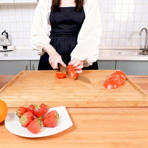 Utoplike XXXL Bamboo Cutting Board – Extra Large Chopping Surface