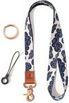 SENLLY Neck Lanyard Strap for Keys, Original Pattern Design ID Badge and Keychain Holder