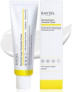 RAVIEL 5X Ceramide Cream (50ml / 1.69 fl oz) | Face Skin Barrier Repair and Deep Hydration & Nourishment with Hyaluronic Acid, plant-derived squalane, Niacinamide | Suitable for Sensitive skin