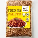 Natto beans freeze dried natto Japanese food. Fermented soybeans for rehydration activating nattokinase starter. High in probiotic healthy foods.