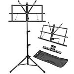 IRONTREE Music Stand - 2 in 1 Dual-