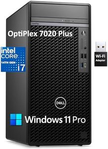 Dell OptiPlex 7020 Plus Tower 7000 Business Desktop Computer, 14th Gen Intel 20-Core i7-14700 up to 5.4GHz, 64GB DDR5 RAM, 2TB PCIe SSD, DVDRW, WiFi Adapter, Ethernet, Keyboard Mouse, Windows 11 Pro