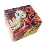 Volcanic Island (Sky Striker Yugioh Game Card Deck Case Leather Storage Box Castle Arianna Ariane Magic TCG MCG Trading Card Cases Holder (P11)