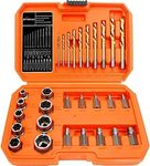29PCS Screw&Bolt Extractor Set and 