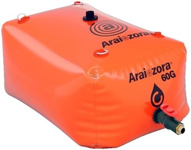 Araiozora Foldable Water Bladder Tank,60 Gal/240L Portable Large Capacity Soft Water Bag Storage Container