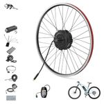 Varstrom 500W Electric Bike Conversion Kit - 29" 700C 125EVH 48V 350RPM Rear Hub Motor, Upgraded Controller, VD03 Display, PAS Sensor - Ebike Kit for City & Mountain Bikes, 44KMH / 27MPH