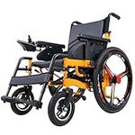 EAEY Lightweight Dual Function Foldable Power Wheelchair (Li-Ion Battery 24V 20Ah), Drive With Electric Power Or Use As Manual Wheelchair