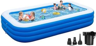 Inflatable Pool with Pump, Extra La