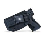 Kydex IWB Holster Springfield XD MOD .2 3" Sub-Compact 9MM / .40 S&W Single Stack Pistol Case Inside Waistband Carry Concealed Holster SpringField XD 9mm Guns Accessories (Black, Left Hand Draw)