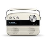 Carvaan Saregama Malayalam - Portable Music Player with 5000 Preloaded Songs, FM/BT/AUX (Porcelain White)