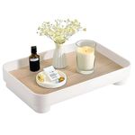 Prime Pick Desk Tray Bathroom Vanity Trays Makeup Perfume Tray Wooden Towel Trays Rectangle Jewelry Serving Tray Rectangular Tray Organizer Countertop Decoration Wooden Serving Trays