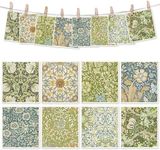AnyDesign 8 Packs Vintage Floral Sw