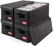 PUTNATRUE CD Storage Boxes,4P Colla