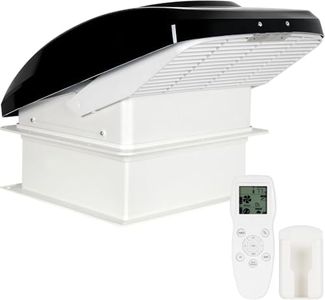 OUTPRIZE Remote Control RV Roof Vent Fan with Rain Shield, 12V DC