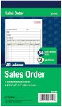 Adams Sales Order Book, 2-Part, Car