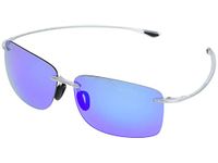 Maui Jim Polarized Rimless Sunglasses, Crystal Matte, Large