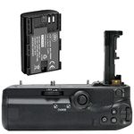 BM Premium Battery Grip Kit for Canon EOS R5, EOS R5C, EOS R6, EOS R6 II Digital Camera - Includes Qty 1 LP-E6NH Battery + BG-R10 Battery Grip Replacement