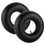 NIGOOLATA 15x6.00-6" Inner Tube with Straight Valve Stem (2-Pack) - Heavy Duty Replacement Tire Tubes for Lawn Mower, Snow Blower, Riding Mowers, ATVs, Golf Carts