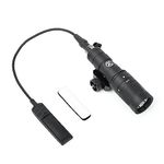 QIRUIMY M300W Strobe Torch with Pressure Pad Switch,500 Lumens Tactical Strobe Flashlight Scout Light for 20mm Picatinny Rail System