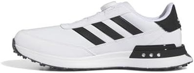 adidas Men's S2G Spikeless BOA 24 Golf Shoes, Footwear White/Core Black/Footwear White, 9.5