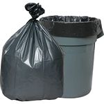 Genuine Joe GJO70341 Maximum Strength Low-Density Resin Trash Can Liner, 33 gallon Capacity, 40" Length x 33" Width x 1. 35 mil Thickness, Black (Case of 100)