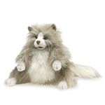 Folkmanis Fluffy Cat Hand Puppet