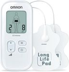 OMRON E3 Intense Portable TENS Drug-Free Pain Reliever - Customizable Pain Relief for Joints and Muscles with 6 Programs and 15 Intensity Levels - Compact Design with Reusable Pads (Up to 150 Uses)
