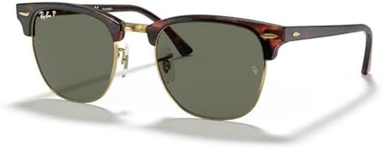 Ray-Ban RB3016 990/58 51MM Tortoise On Gold/G-15 Green Polarized Square Sunglasses for Men for Women