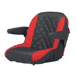 Craftsman Riding Lawn Mower Seat Cover, Medium, Black/red