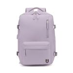 UMAI Anti-theft Laptop Bag 35L | Multi compartment Backpack for men & men With USB charging port | Waterproof | Office/College/School Bag For Girls & Boys | Polyester (Purple)