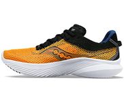 Saucony Men's Kinvara 14 Sneaker, Finesse/Flame, 10