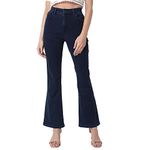 VERO MODA Women Regular Fit Jeans(10273124_Blue_28)